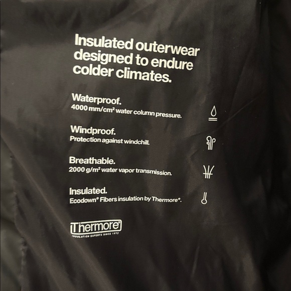 Rains Boxy Puffer vest black thermor - Picture 3 of 8